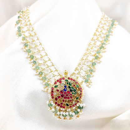 Gold Plated Silver Jewelry Necklace by Jauhri 92.5 Silver - Nritya Mohini Necklace
