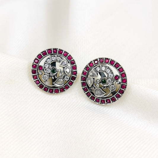 Silver Jewelry Earrings by Jauhri 92.5 Silver - Mayur Nayan Studs