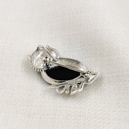 Marcasite Owl Brooch and Pendant