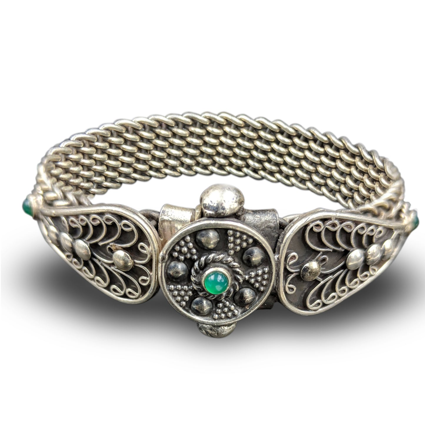 Shirisha Tribal Bracelet - Green