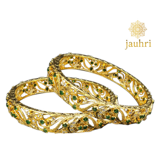 Maharani Bangle - Gold Plated