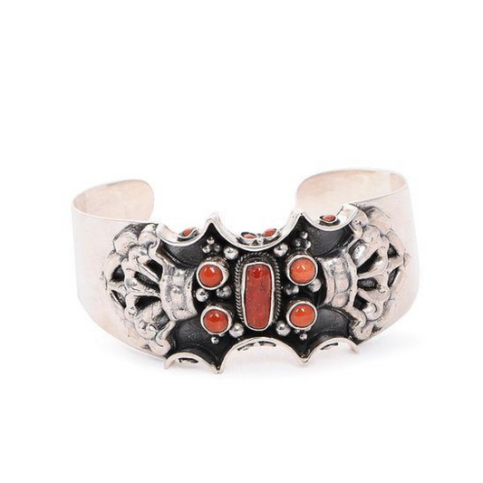 Shakuntalam Moonga Cuff Bracelet