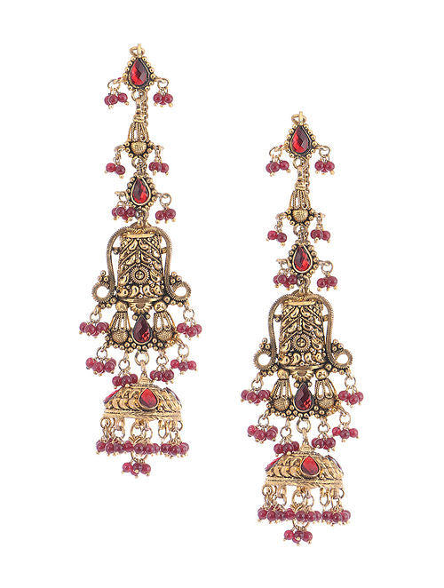 Ashwathama Maharani Set with Earrings - Gold Plated