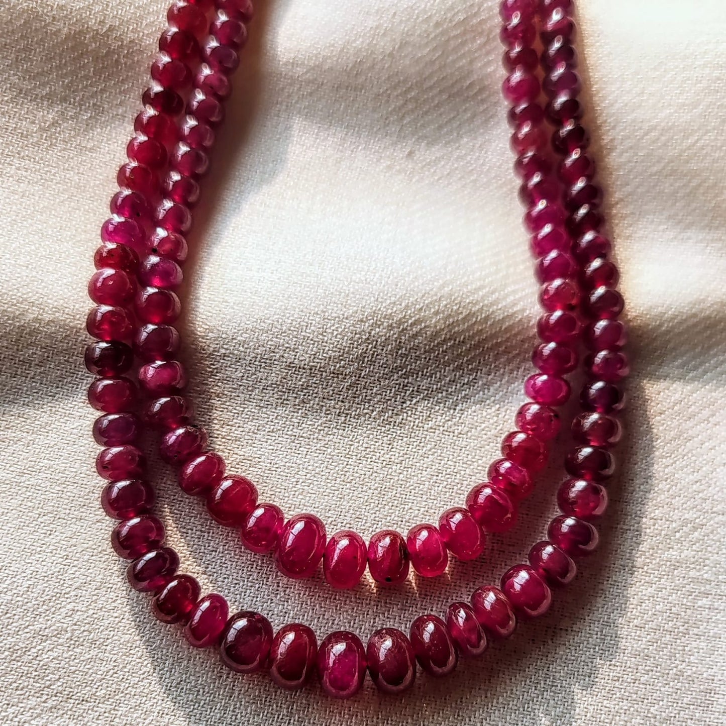 Natural Ruby Double Strings