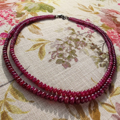 Natural Ruby Double Strings