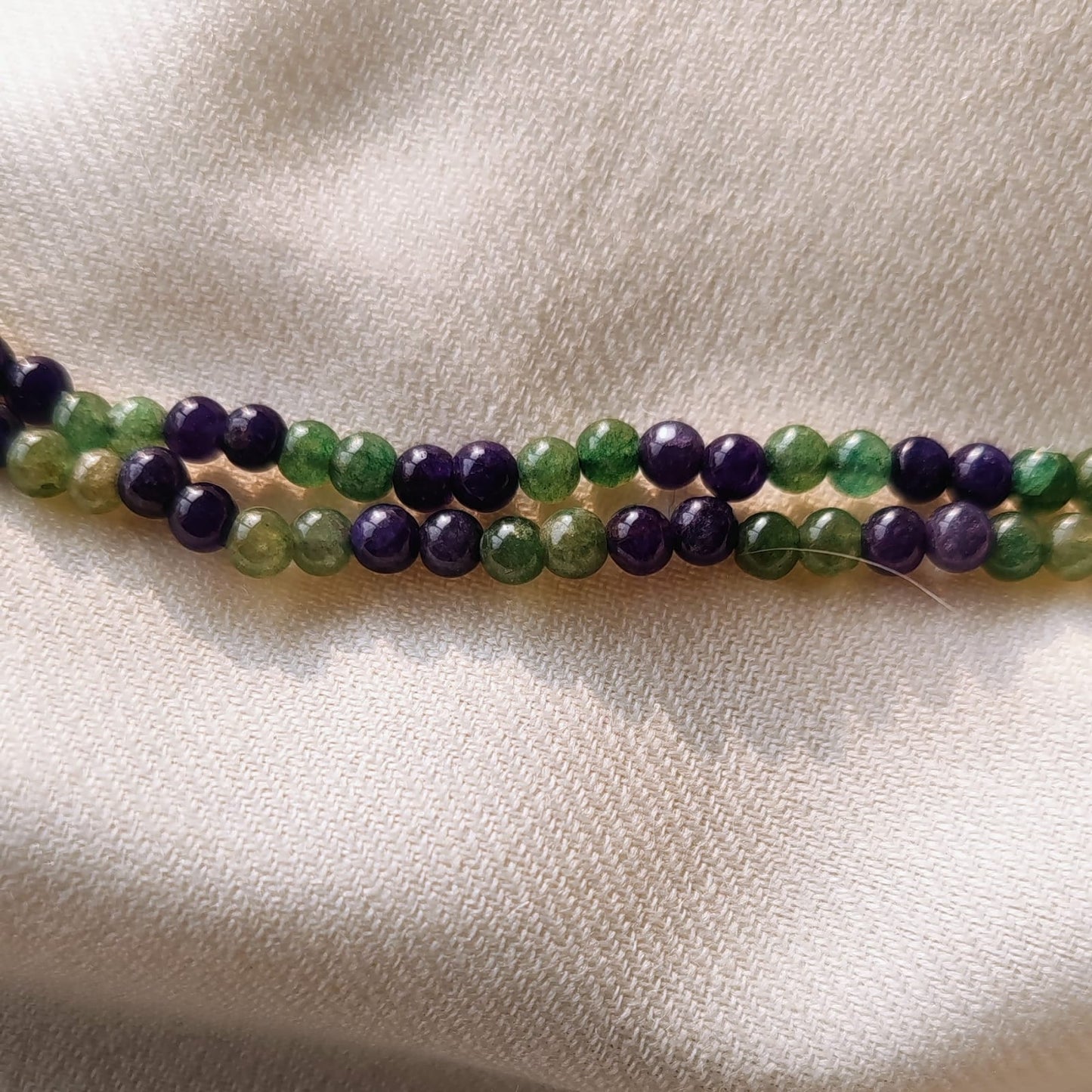 Jade and Lapis Lazuli Double String